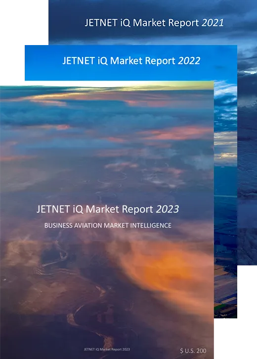 JETNET iQ Market Reports 3-Year Bundle – 2023, 2022 & 2021